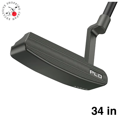 PING 2024 PLD Milled ANSER Putter Gun Metal Black 34in Graphite Shaft PP58 Grip - Image 1 of 4
