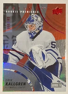 2022-23 ERIK KALLGREN UD TRILOGY ROOKIE PREMIERES CARD #154 MAPLE LEAFS #060/149 - Picture 1 of 2