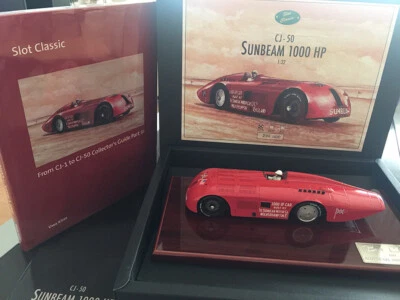 SLOT CLASSIC CJ-50 SUNBEAM 1000 HP DAYTONA BEACH 1927 CAJA ESPECIAL RESINA RTR - Imagen 1 de 3