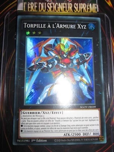 YU-GI-OH! SUPER RARE TORPILLE A L'ARMURE XYZ AGOV-FR039 NEUF EDITION 1 - Picture 1 of 1