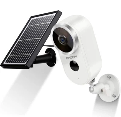 Solar Security Camera Wireless 1080P Rechargeable Battery Powered WiFi Camera - Image 1 of 4