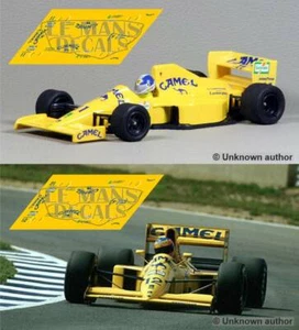 Decals Lotus 102 Spanish GP 1990 1:32 1:43 1:24 1:18 F1 Warwick slot calcas - Imagen 1 de 3