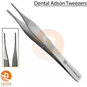 Adson Tweezers 4.75'' Dressing Dental Veterinary Surgical Instruments - Picture 1 of 1