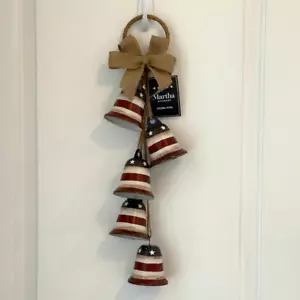 Martha Stewart Patriotic Red White and Blue Bell Door Decor-NWT - Picture 1 of 4