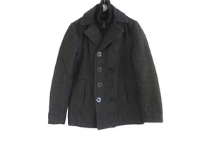 Schott Coat Size S black wool heavy jacket - Picture 1 of 8