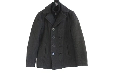 Schott Coat Size S black wool heavy jacket - Image 1 of 4