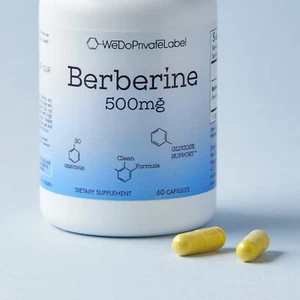 Berberine 500mg - 60 capsule - Picture 1 of 7