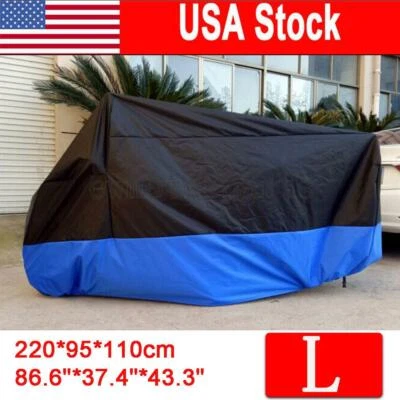 Cubierta de motocicleta L negra + azul para scooter deportivo Honda CBR600RR Foto 1 de 4