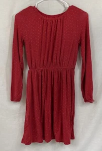 Girls Gap Kids Red Long Sleeve Dress XL - Picture 1 of 4