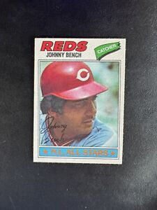 1977 TOPPS #70 JOHNNY BENCH HOF CIN REDS— QUALITY EXAMPLE💥*** (wph)