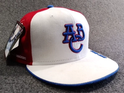 Atlanta Black Crackers Hat Cap Fitted Mens 7 7/8 Negro League NILB Baseball - Image 1 of 4