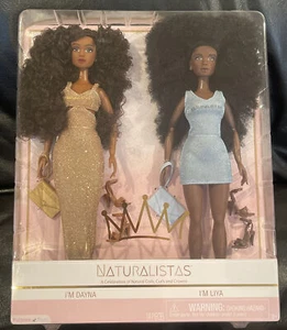 NATURALISTAS African American Fashion Dolls 2 Pack I'm DAYNA and I’m LIYA NEW - Picture 1 of 5