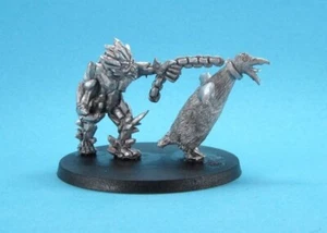 Ral Partha Fantasy Christmas ICE GOLEM WITH ATTACK PENGUIN Miniature XM 1807 R - Picture 1 of 3
