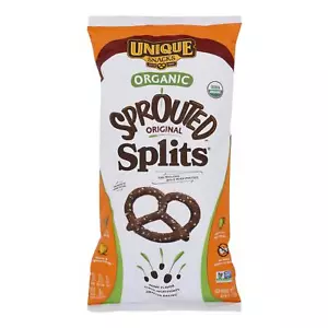 Unique Pretzels - Sprouted Grain Pretzels - Case of 12 - 8 oz. - Picture 1 of 2