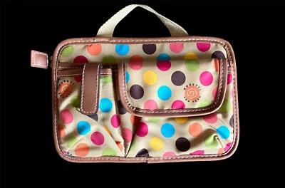 NWOT Rosetti New York Women’s  Clutch/Purse sz 6”x 9” polka dot nylon fabric - Image 1 of 4