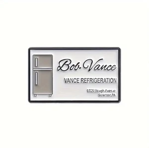 Das Büro, Bob Vance Vance Kühlung Metall Emaille Pin - Neu Anstecknadel - Bild 1 von 9
