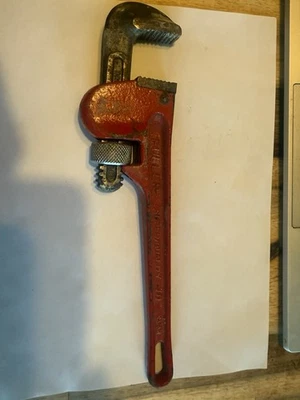 NICE FULLER 10" PIPE WRENCH SUPER QUALITY STRAIGHT HEAVY DUTY MADE JAPAN VINTAGE - Image 1 of 4