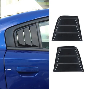 Rear Side Window Blinds Quarter Louver Cover Accessories for Dodge Charger 2015+ - Picture 1 of 6