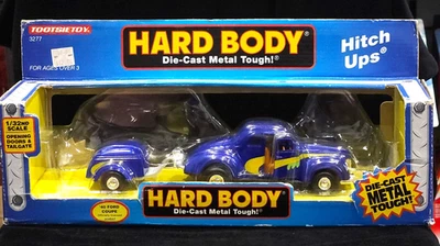 TootsieToy 40 1940 Ford Coupe w/Trailer Hard Body Diecast Hitch Ups 1:32 Blue - Image 1 of 4