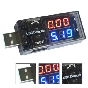 USB Current Voltage Tester USB Voltage Ammeter USB Detector Double Row Shows - Picture 1 of 2