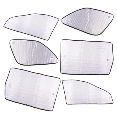 Bloque de parasoles de protección UV de privacidad de ventana lateral 6 piezas apto para Jeep Grand Cherokee Foto 1 de 4