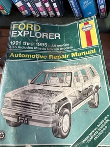 Haynes Manual Ford Explorer & Mazda Navajo 1991 thru 1995 #36024 - Picture 1 of 7