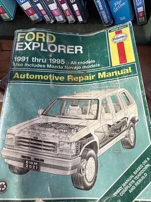 Haynes Manual Ford Explorer & Mazda Navajo 1991 thru 1995 #36024 - Image 1 of 4