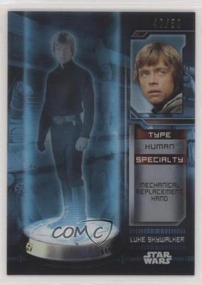 2015 Topps Star Wars High Tek Tek Heads 42/50 Luke Skywalker #TH-3 1j8 - Image 1 of 3