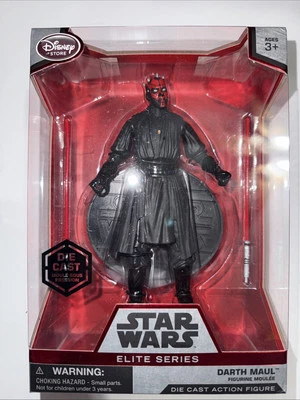 Boneco de ação Disney Star Wars Elite Series Darth Maul Die-Cast novo na caixa - Imagem 1 de 2