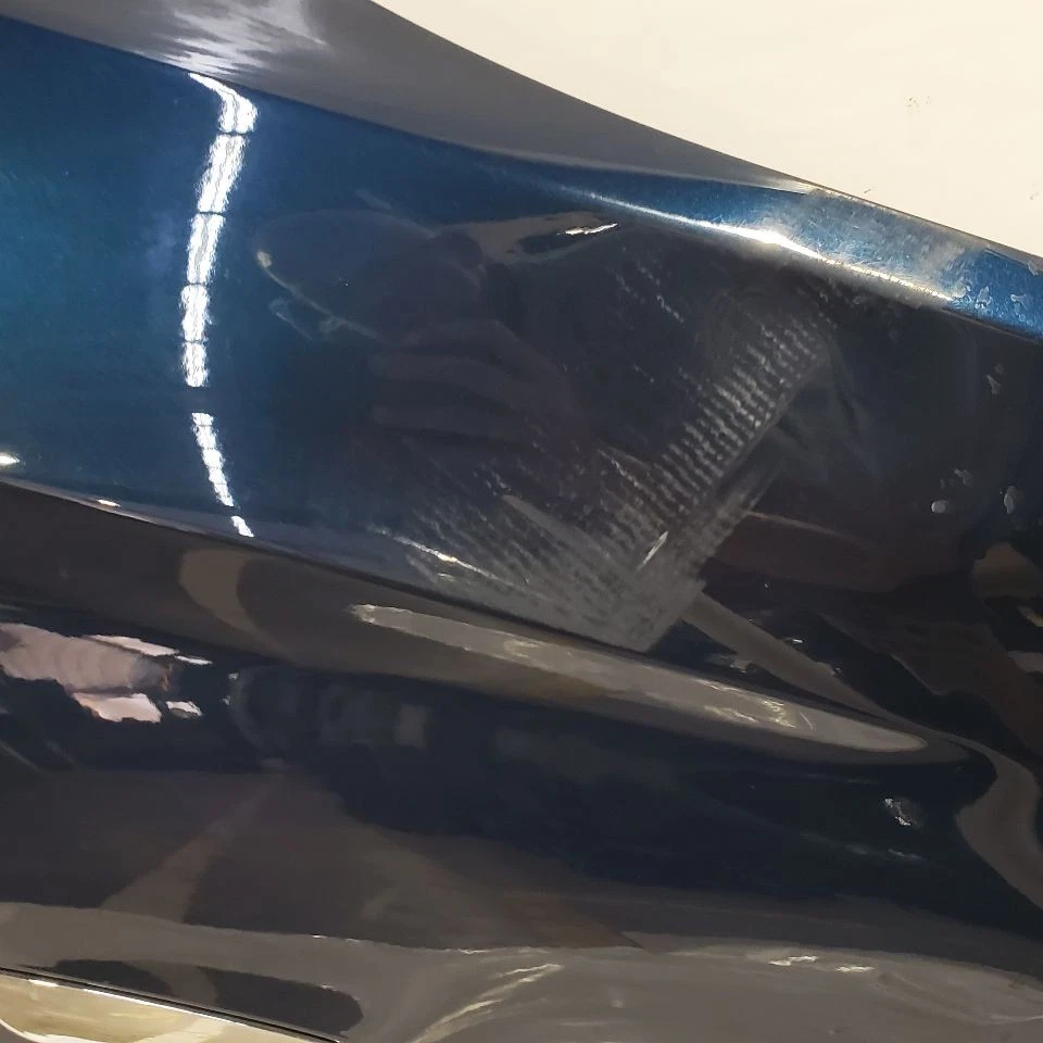 BMW 428I 2014 2015 2016 OEM guardabarros derecho azul medianoche con abolladuras Gran Coupé Foto 1 de 4