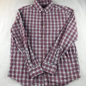Vineyard Vines Slim FIt Whale Shirt Button Down Pliad Shirt Men's Size L - Picture 1 of 10