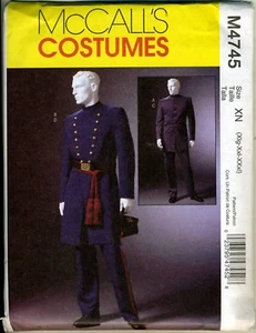 Disfraz de la Guerra Civil para Hombre - Patrón de Costura - XL-XXL-XXXL - Imagen 1 de 2