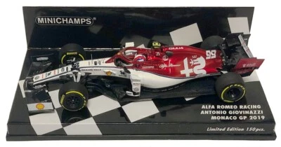Minichamps Alfa Romeo C38 #99 Monaco GP 2019 - Antonio Giovinazzi 1/43 Scale - Image 1 of 2