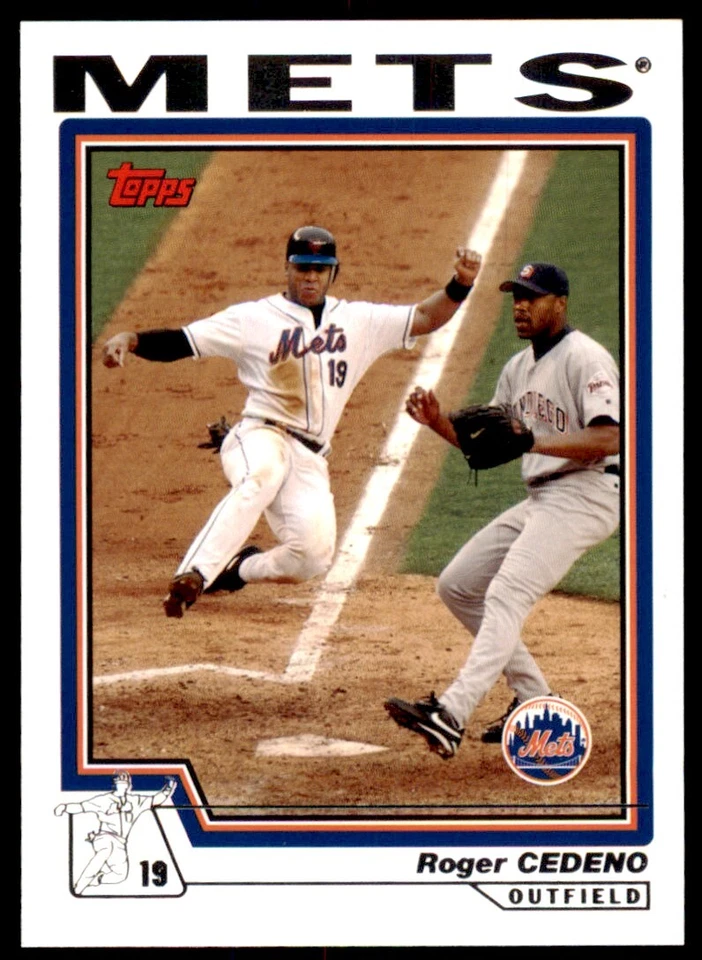 2004 TOPPS ROGER CEDENO NEW YORK METS #490 - Image 1 of 2