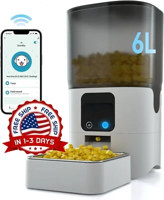 Comederos Automáticos Control de Porciones Programable para Perros Gatos US NUEVO Foto 1 de 4