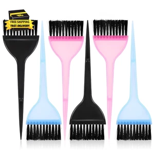 6 Pcs Hair Dye Brush Hair Coloring Brush Kit Color Tint Applicator Brush Black L - Picture 1 of 8