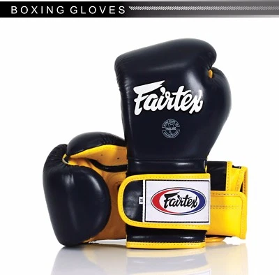 Genuine Fairtex New BGV9 ProTraining MexicanStyle Improve Padding DarkBlueYellow - Image 1 of 4