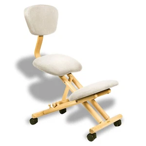 Sedia ergonomica - Sedia ginocchia - con schienale regolabile - Made in Italy - Imagen 1 de 6