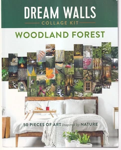 DREAM WALLS COLLAGE KIT: WOODLAND FOREST By Chloe Standish (2021 Softcover){Y7} - Foto 1 di 2