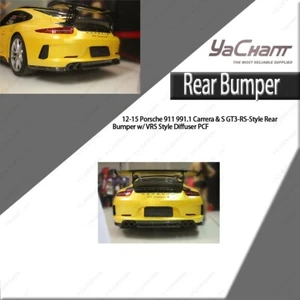 Paraurti posteriore PCF GT3-RS con kit labbro diffusore stile VRS per 12-15Porsche 911 Carrera - Foto 1 di 10