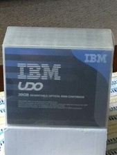 New Case of 5 IBM UDO 30GB Rewritable Optical Disk Cartridges