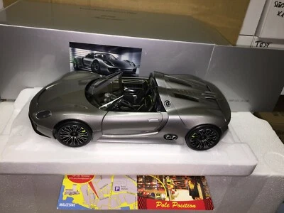 WAP0211910B DEALER MINICHAMPS 1 18 PORSCHE 918 SPYDER PROTOTYPE FREE SHIP. WORLD - Immagine 1 di 4