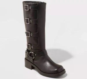 Women's Rebel Distressed Riding Boots - Wild Fable - Picture 1 of 2