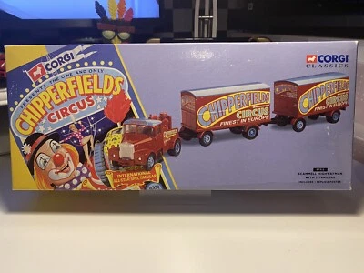 Corgi Chipperfields Circus 97915 - Scammell Highwayman mit 2 Anhängern in Box. - Bild 1 von 4