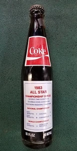 1983 Coca Cola Bottle -World Series- Coke and East Marietta - All Star - Full - Picture 1 of 5