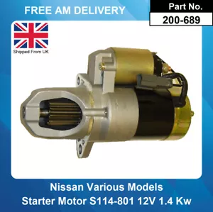 Motor De Arranque Para Nissan Cefiro 2.0 (1995ccm) VQ20DE MK III CA33 2000-2003 - Imagen 1 de 5