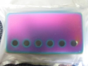 GUYKER HUMBUCKER PICKUP COPERTURA METALLO 50 MM PALO PEZZO SPAZIATURA CAMALEONTE ARCOBALENO - Foto 1 di 7