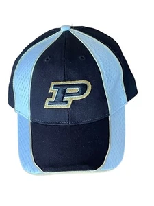 Purdue Black White & Gold Strap Back Embroidered Hat - New - Picture 1 of 8