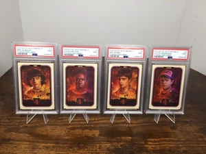 2022 Zerocool Stranger Things Netflix Mike, Lucas, Will, Dustin All PSA 9s Cards - Picture 1 of 6