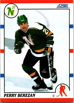 1990 Perry Berezan Score #379 NHL Minnesota North Stars Hockey Card - Image 1 of 2
